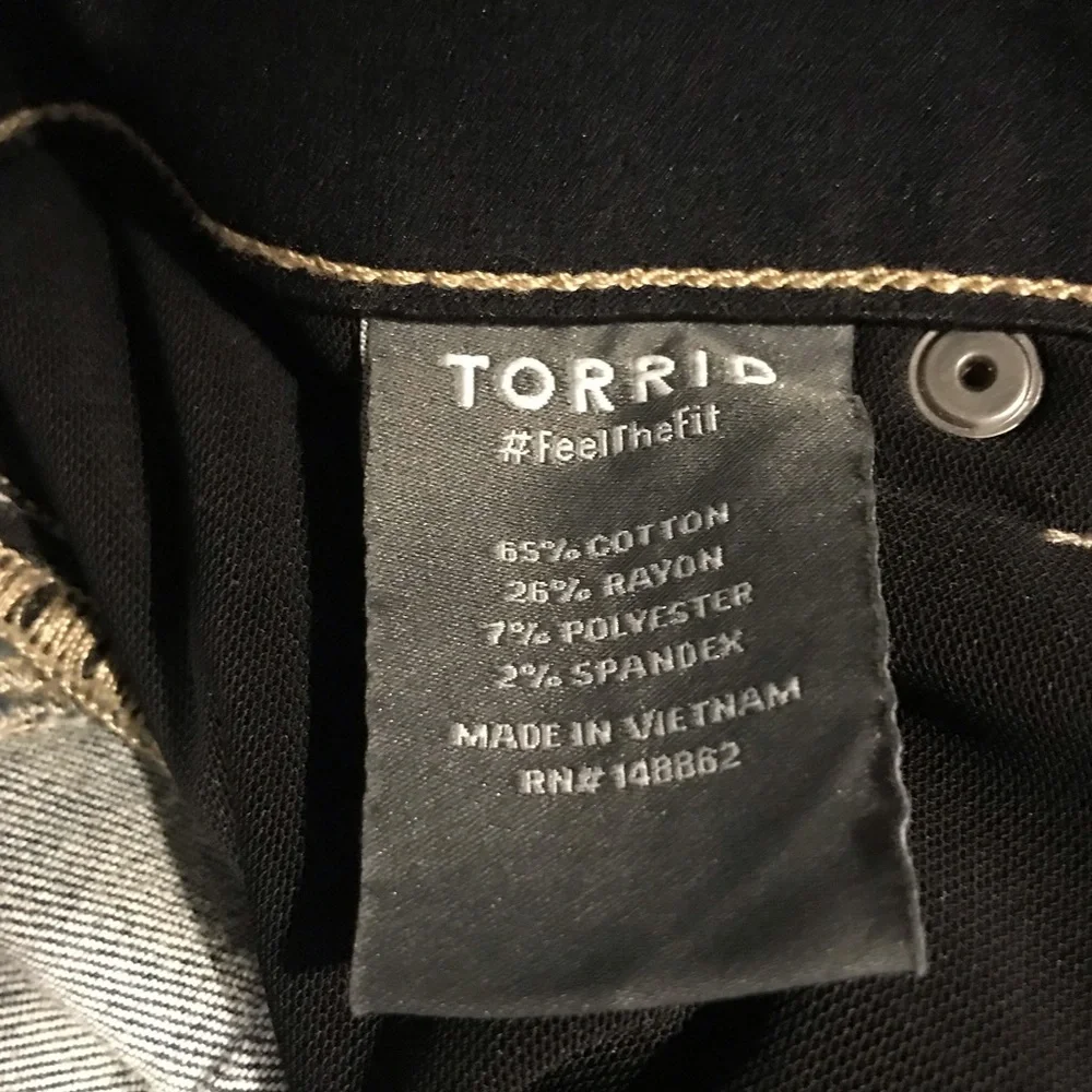 Torrid Bombshell Straight High-Rise Jean - Picture 7 of 8
